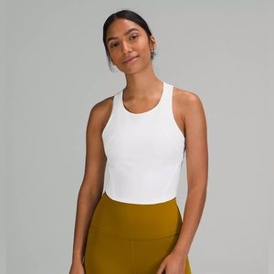 White, Lululemon Wunder Train Racerback Tank Top (size 6)
